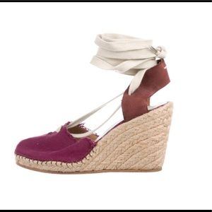 Rare Maison Margiela Tabi Espadrille Wedges